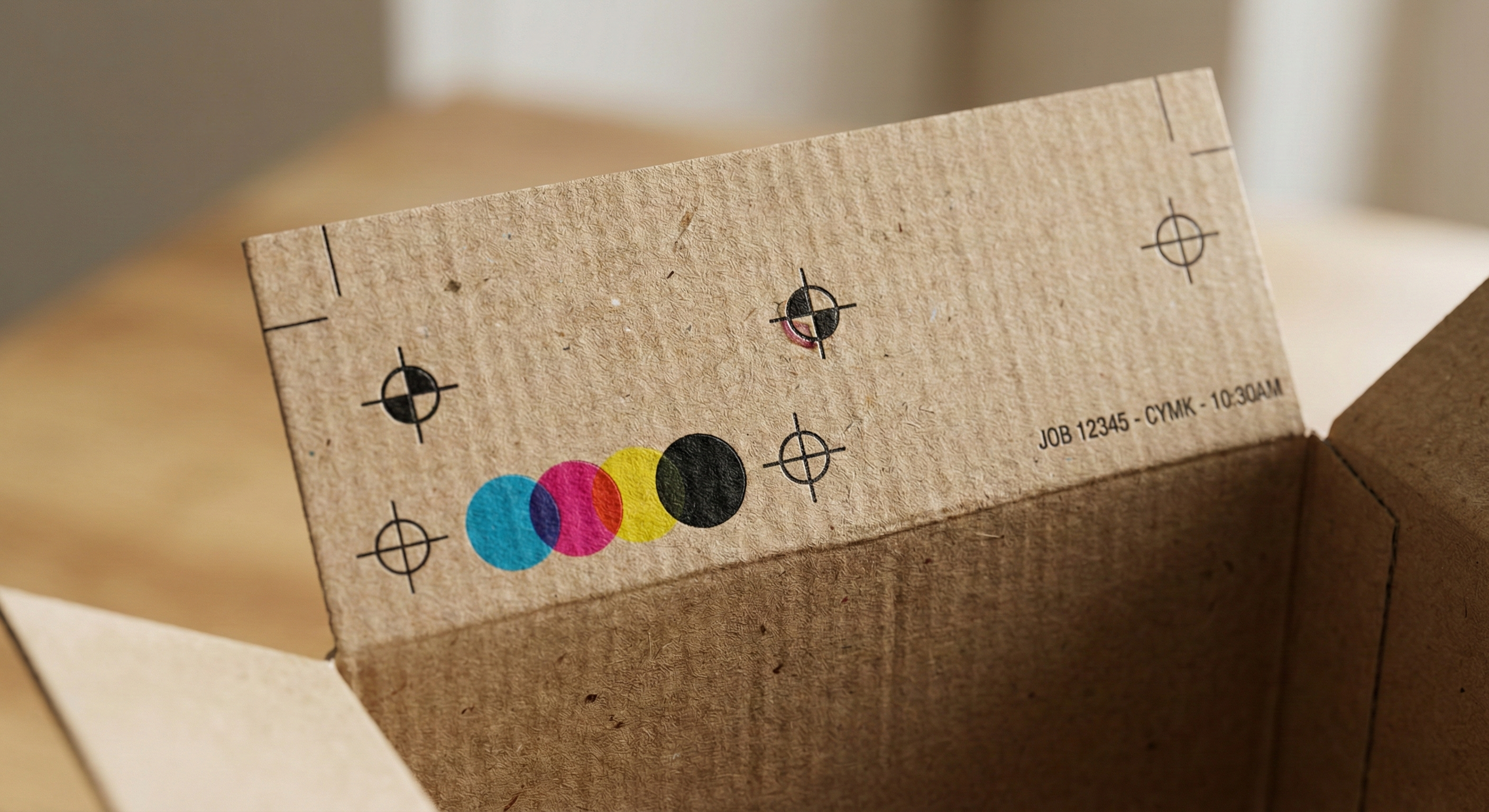 Quei misteriosi cerchietti colorati sui lembi delle scatole: sveliamo un piccolo "segreto" di stampa.